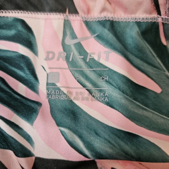 Nike Dry Fit Capri Leggings Botanical Print Size Small - Picture 5 of 10